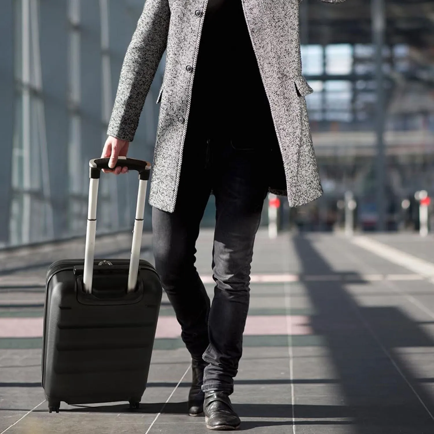 Aerolite 55cm Lightweight Hard Shell 8 Wheels Cabin Suitcase 21" (55x35x20cm), Approved for Ryanair (Priority), easyJet Plus, British Airways, Virgin Atlantic, Jet2 and More
