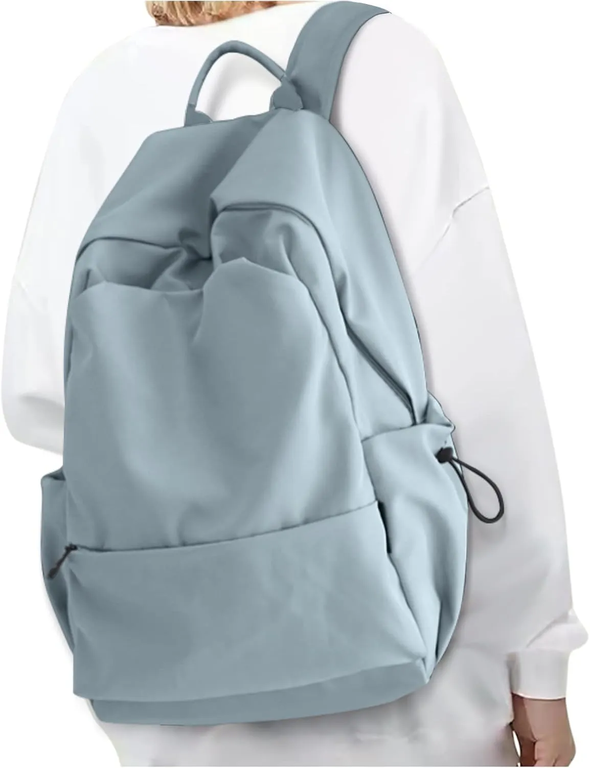 Backpacks For School Bag School Backpack For College Backpacks Bookbag For Women Waterproof Gym Backpack For Men Book Bags Small Simple Backpack Blue
