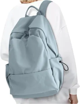 Backpacks For School Bag School Backpack For College Backpacks Bookbag For Women Waterproof Gym Backpack For Men Book Bags Small Simple Backpack Blue