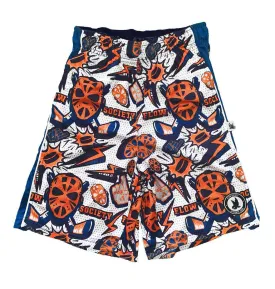 Boys White Hat Trick Flow Short
