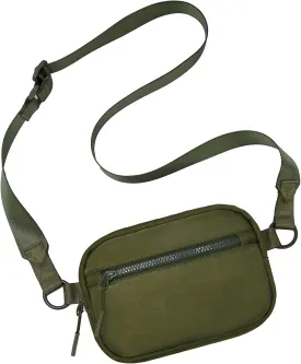 CHOLISS Small Nylon Crossbody Bags for Women and Men Mini Crossbody Purse for Workout Travel with Adjustable Strap Card Slots