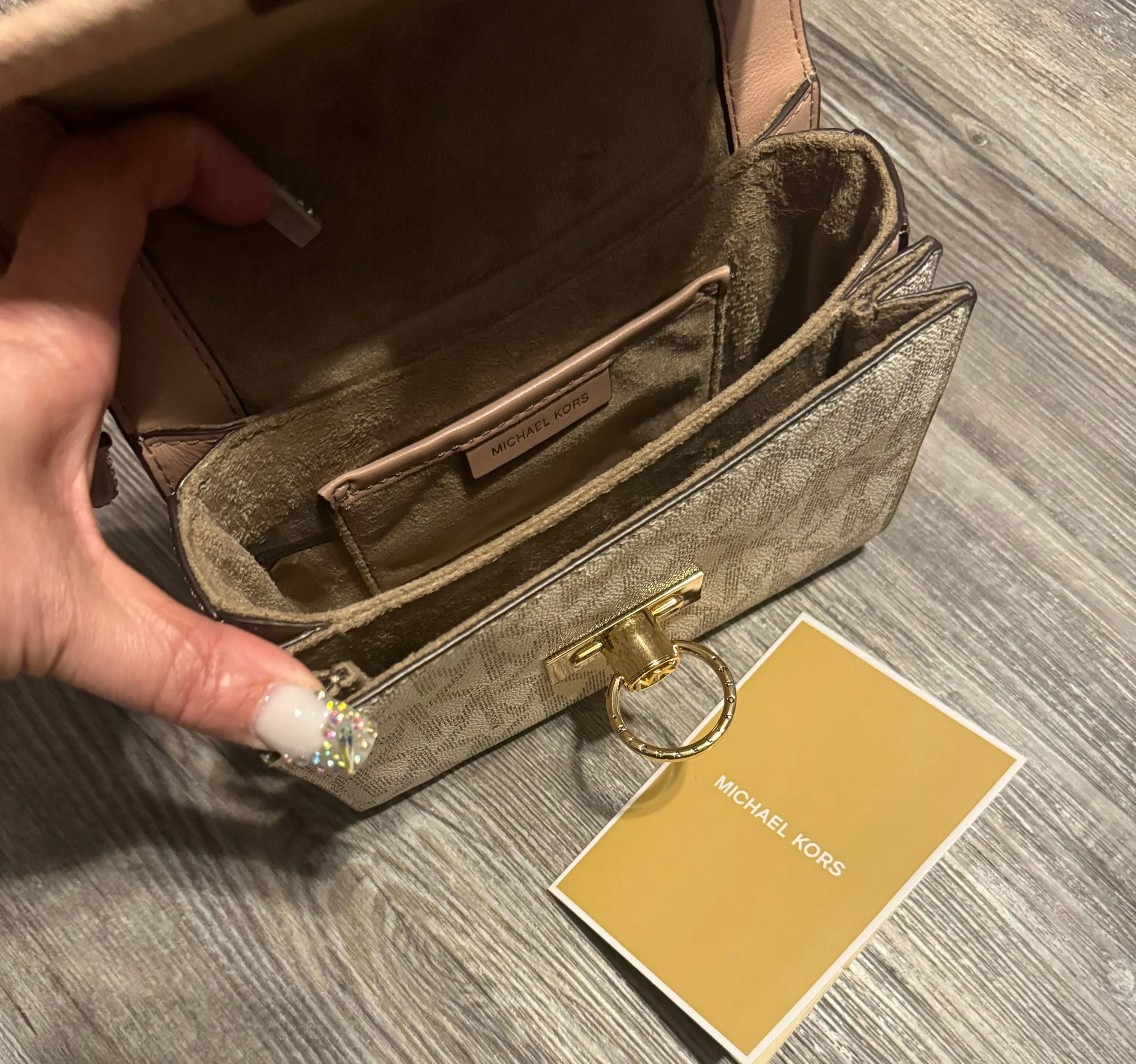 Crossbody Designer By Michael Kors  Size: Small