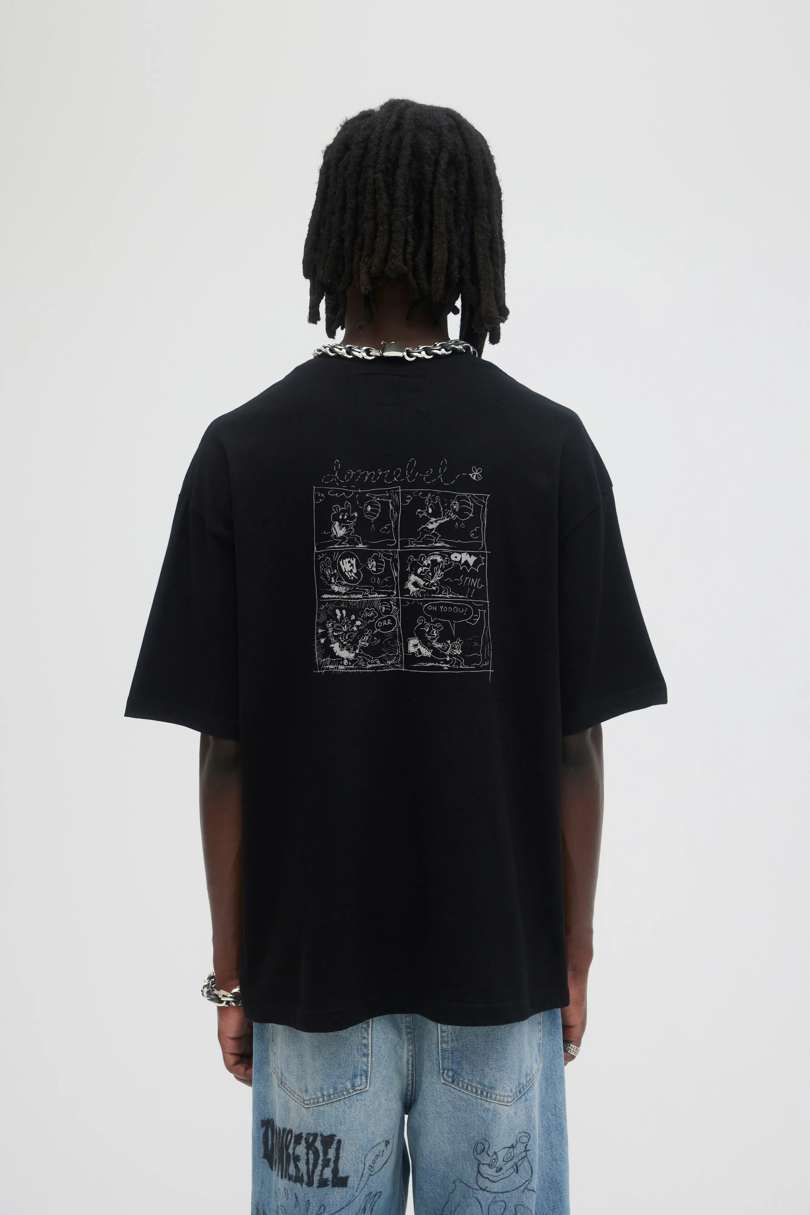 DOMREBEL Sting Tee - Black