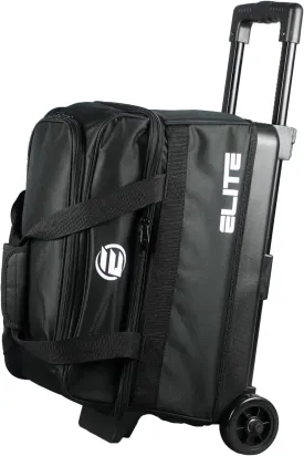 ELITE Basic Bowling Bag Double (2) Ball Roller with Rolling Wheels