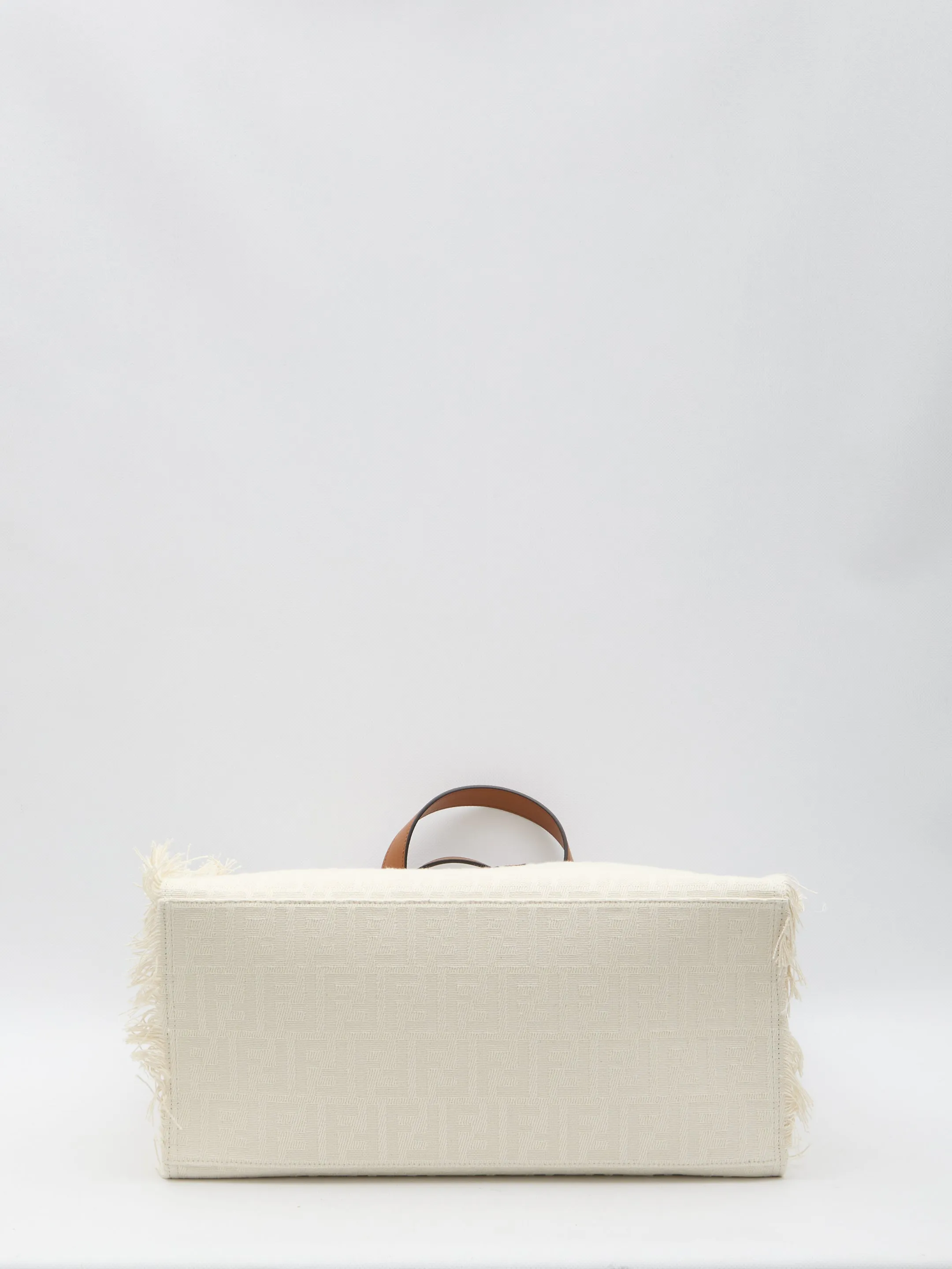 Fendi FF Shopper Bag in Cream