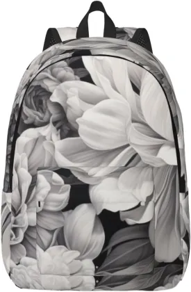Floral Graphite print Stylish Lightweight Multi-Functional Backpack for Travel Daily Use,Travel Backpack