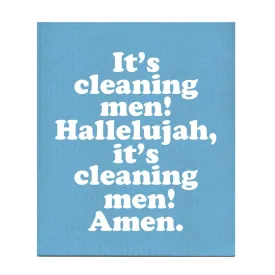 Hallelujah! It's Cleaning Men! Dishcloth