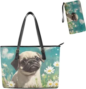 Handbags for Women Shoulder Bags Tote Satchel Hobo 2pcs Purse Set