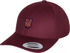 JPAK Route 66 Curved Bill Snapback Outdoor Cap Roadtrip Highway 66