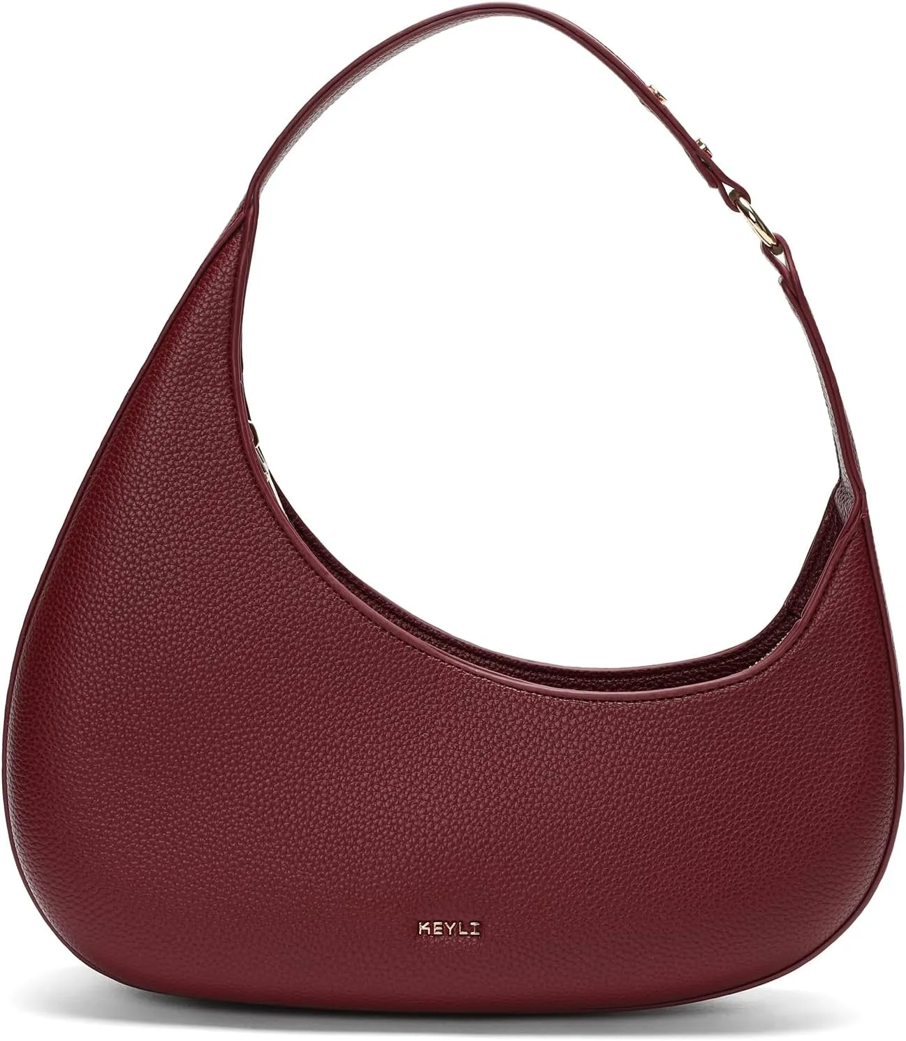 Keyli Shoulder Bag for Women Trendy Casual Leather Shoulder Purses lightweight Handbags Clutches with Zipper closure