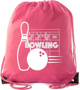 Mato & Hash Drawstring Bowling Bag | Bowling Cinch Bags for Leagues and Parties!