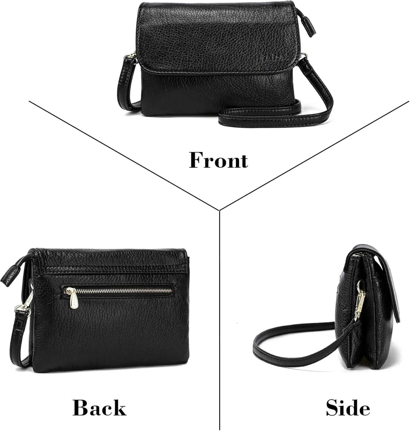 MINICAT Roomy Pockets Small Crossbody Bags Cell Phone Sling Bag Wallet Purses for Women