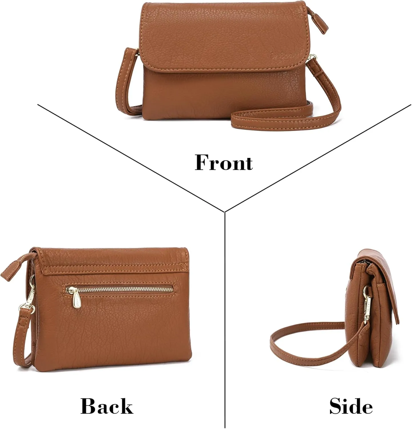 MINICAT Roomy Pockets Small Crossbody Bags Cell Phone Sling Bag Wallet Purses for Women