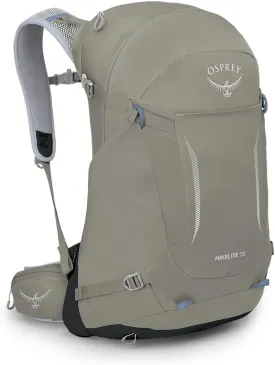 Osprey Hikelite 28L Unisex Hiking Backpack, Tan Concrete, Small/Medium