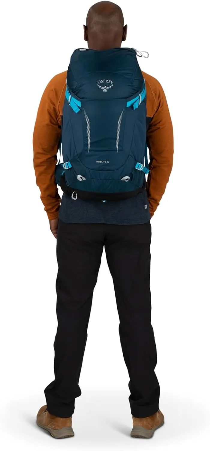 Osprey Hikelite 32L Unisex Hiking Backpack, Tan Concrete, Small/Medium