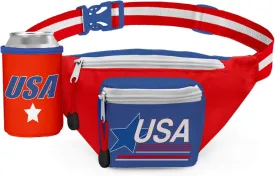 Tipsy Elves Unisex Adult Patriotic Fanny Pack 2024