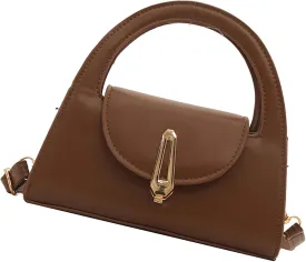 Top Handle Satchel Purses for Women, Cute Small Tote Handbags, Trendy Ladies Leather Crossbody Purses, Mini Designer Purse