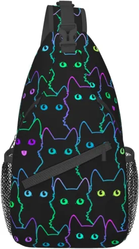 VOOHDDY Sling Bag For Women Men Travel Hiking Backpack Crossbody Shoulder Chest Bags Casual Daypack Sport