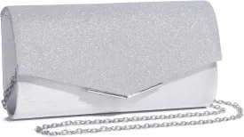 Women's Evening Bag Party Clutches Wedding Purses Cocktail Prom Handbags Satin and flash stitching Glittering